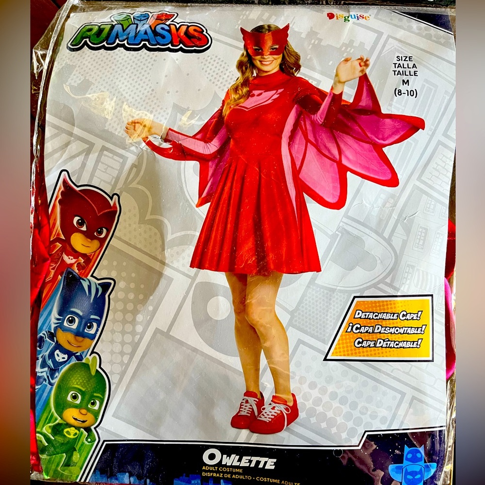 Women’s PJ Masks Owlette Costume M